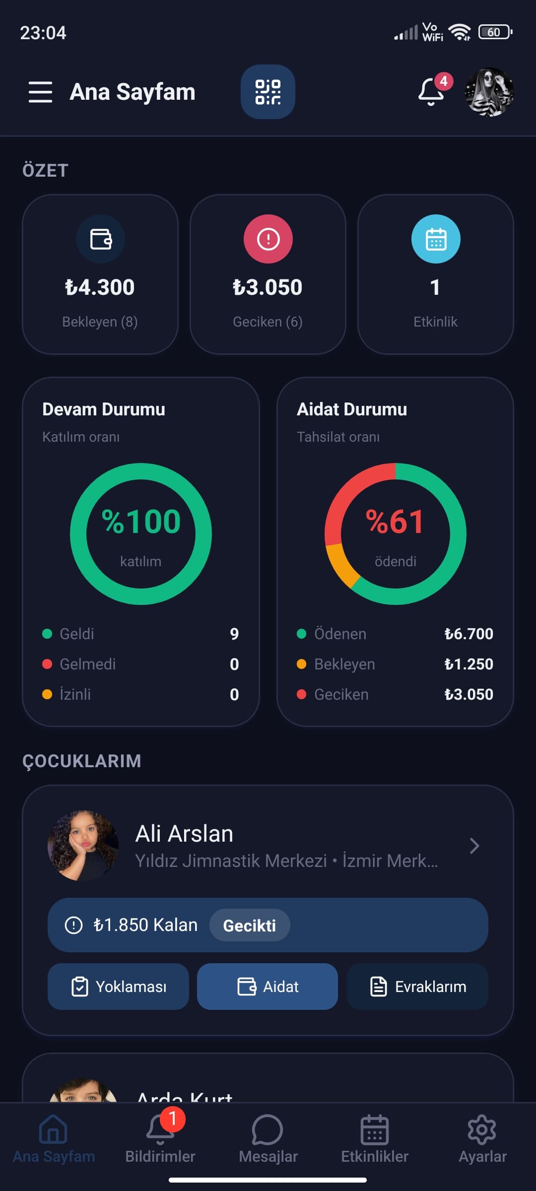 Veli mobil uygulaması